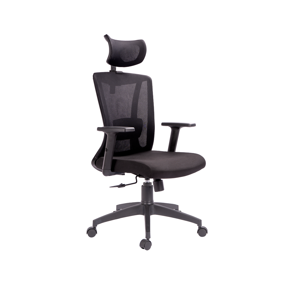 Silla Gerencial Portugal – Respaldo Ergonómico en Malla, Diseño Liviano y Confort para Entornos Dinámicos