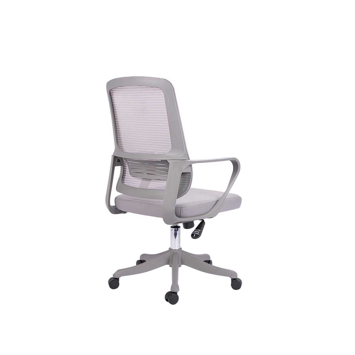 Silla Ejecutiva Montecarlo Gris – Malla Traslúcida, Soporte Lumbar y Confort Ergonómico Superior