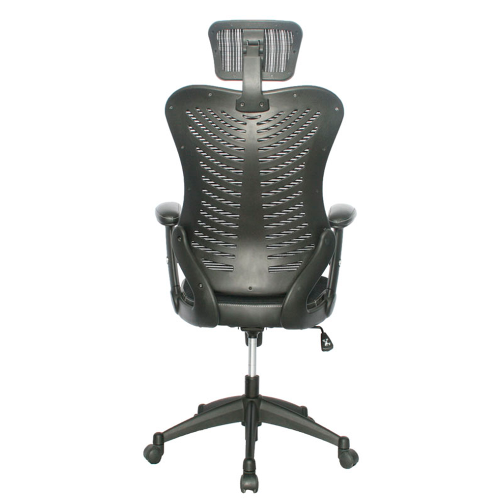 Silla Ejecutiva Rumania Presidente – Estilo Bicolor, Ergonomía y Confort para tu Oficina