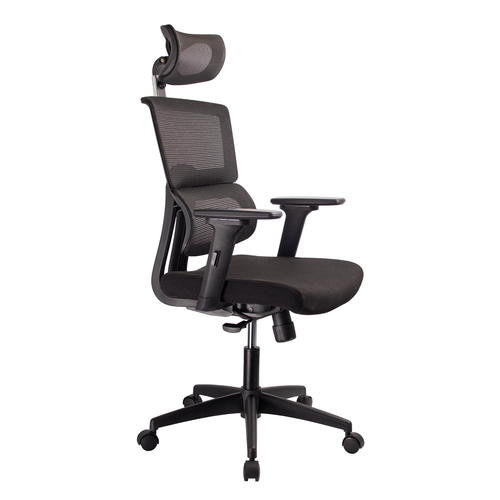 Silla Gerencial Australia – Ergonómica con Cabecero y Mecanismo Syncro