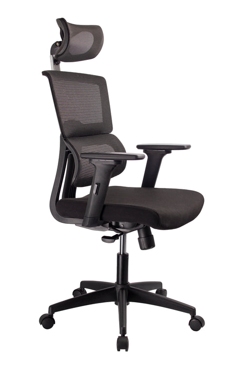 Silla Gerencial Australia – Ergonómica con Cabecero y Mecanismo Syncro