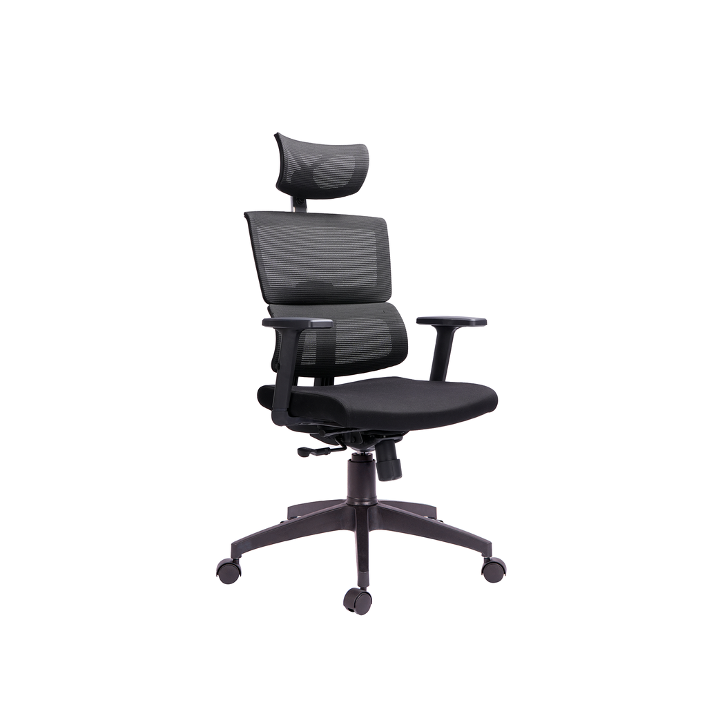 Silla Gerencial Australia – Ergonómica con Cabecero y Mecanismo Syncro