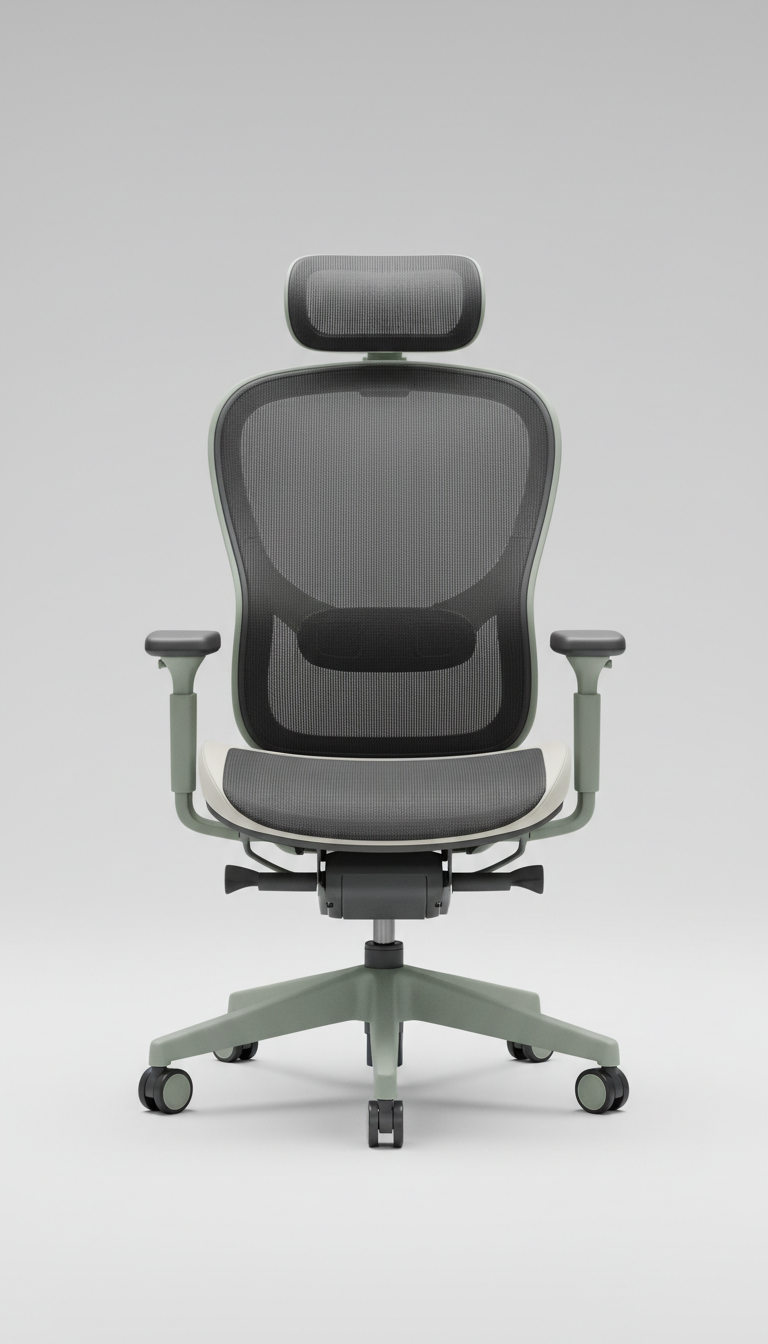 Silla ergonómica de malla transpirable