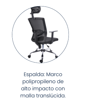 Silla Ergonómica Kyoto – Confort y Soporte para Tu Jornada Laboral