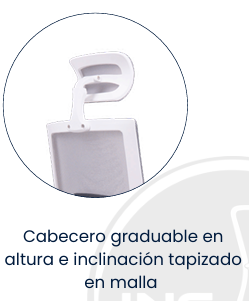 Silla Gerencial Hawai – Ergonómica con Cabecero y Malla Transpirable