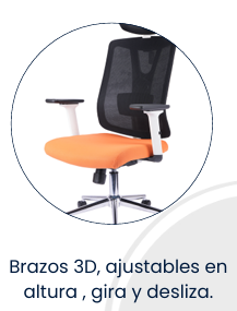 Silla Ergonómica Montpellier con Cabecero – Confort Premium para tu Oficina